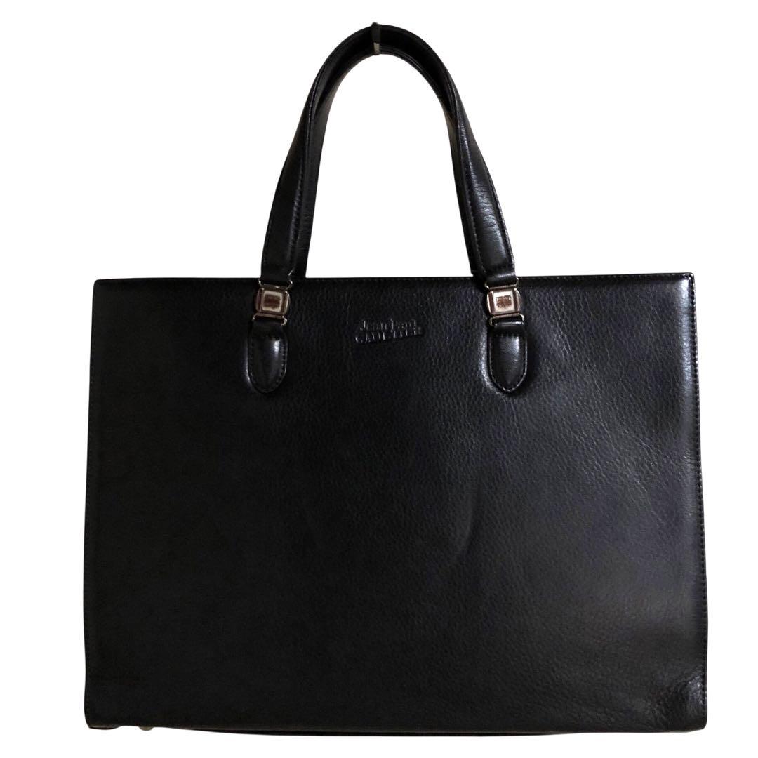 極美品✨ ジャンポールゴルチエ ビジネスバッグ 2way 90s ブラック