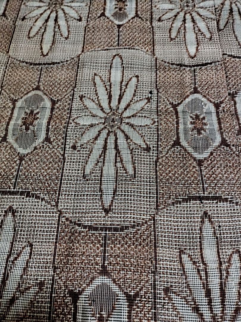 1713+1712　はっぴ☆大島紬ガウチョパンツ　アンティーク