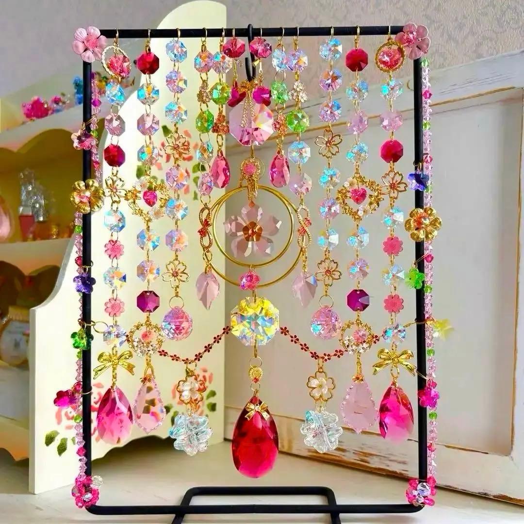 桜SAKURA桜SWAROVSKIオーナメント✩.*˚ 置き型サンキャッチャー