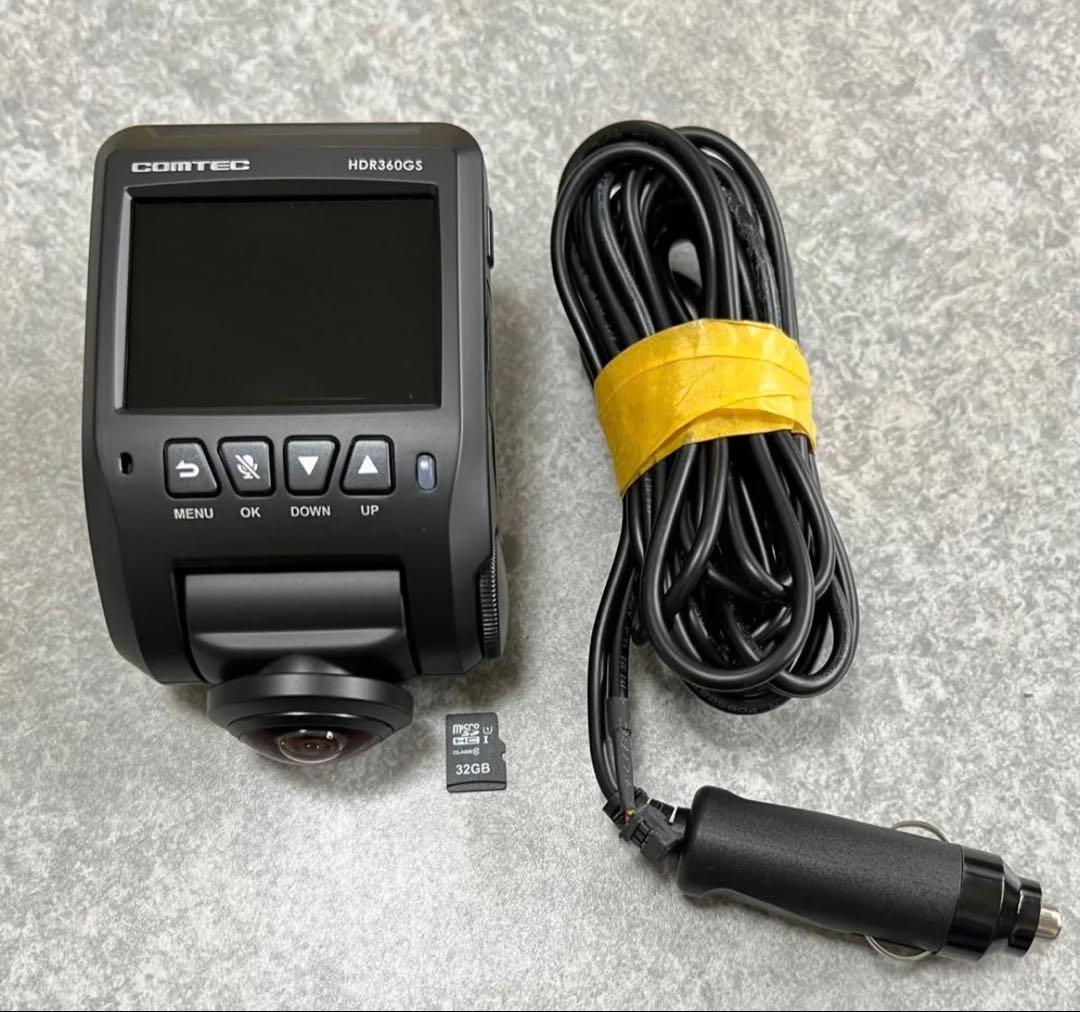 COMTEC HDR360GS ドライブレコーダー 32GB付き