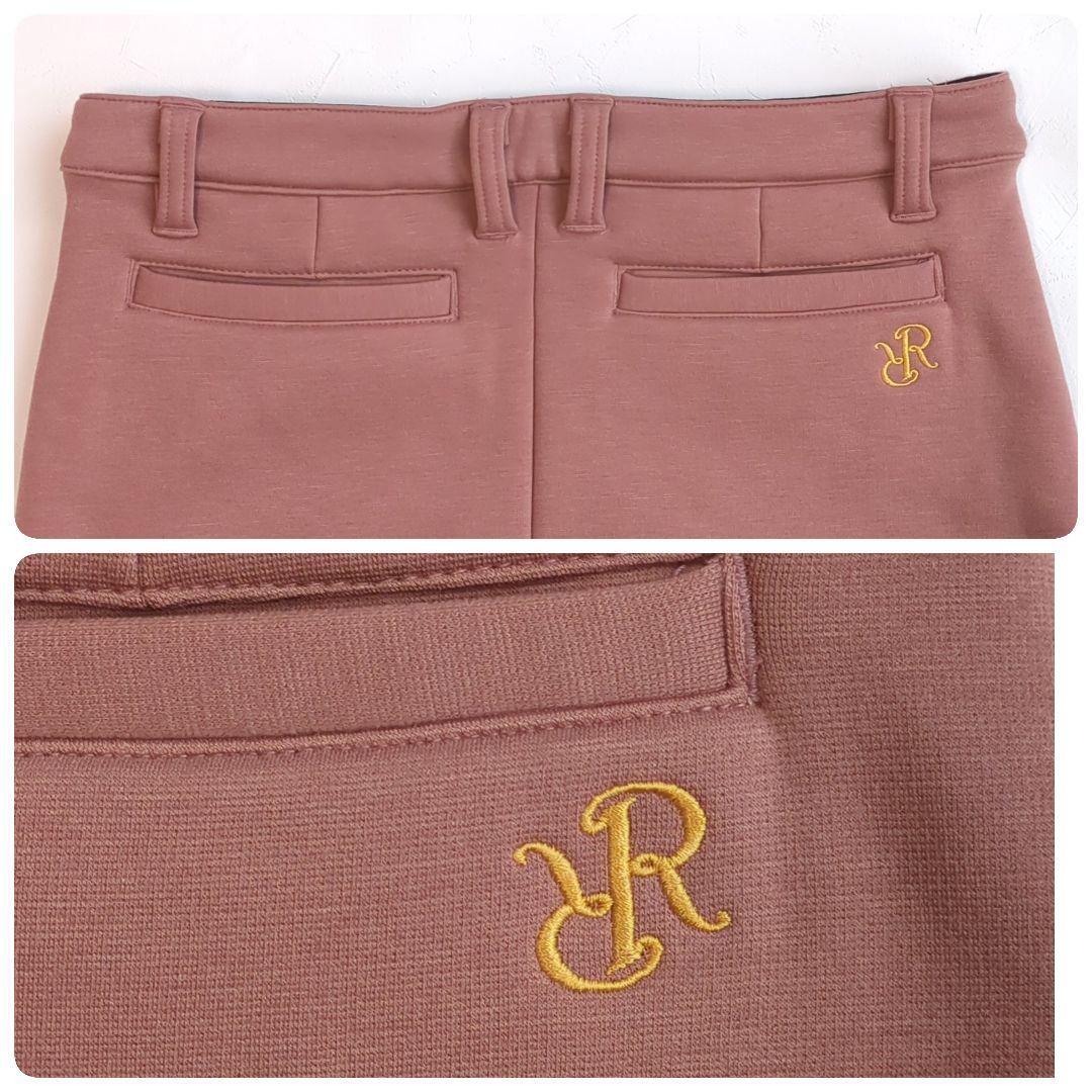 美品 レザレクション ゴルフ ウォームぺプラムスカート パンツ 2点組 裏起毛