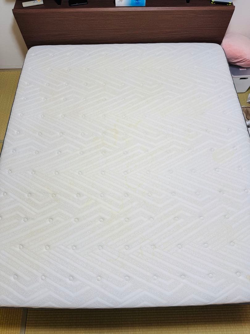 toko　N-sleep ハードマットレス付きベッド クイーンサイズ