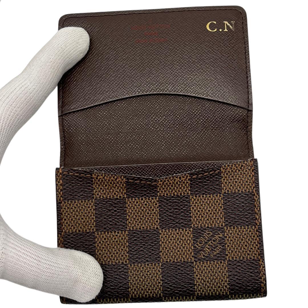 LOUIS VUITTON ルイヴィトン ダミエ 名刺入れ／カードケース