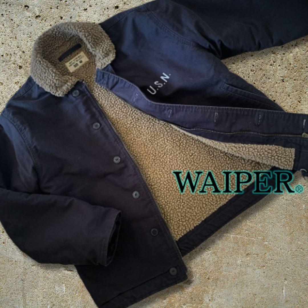 『米海軍』WAIPER.inc(ワイパーインク)N-1デッキジャケット