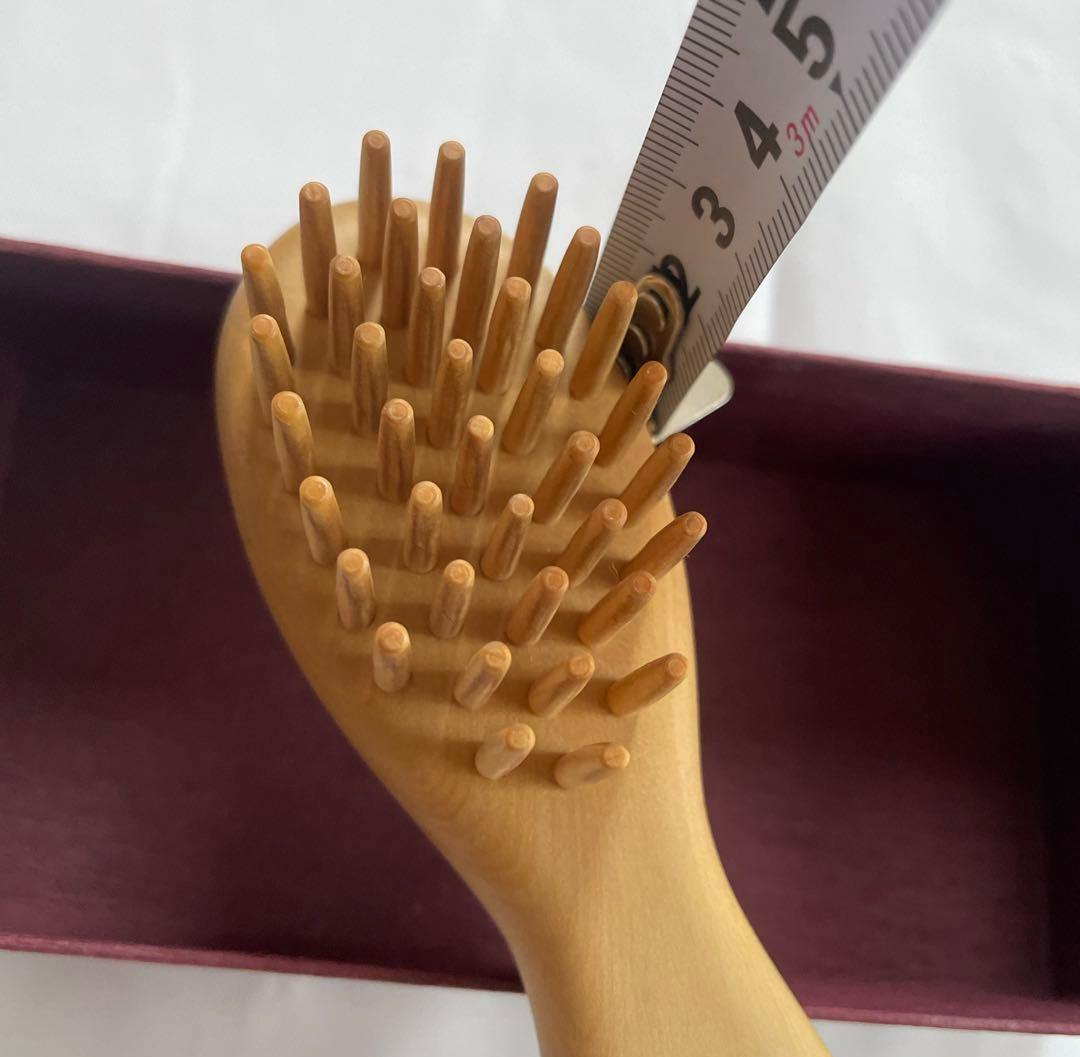 別府工芸　つげの櫛　猫型