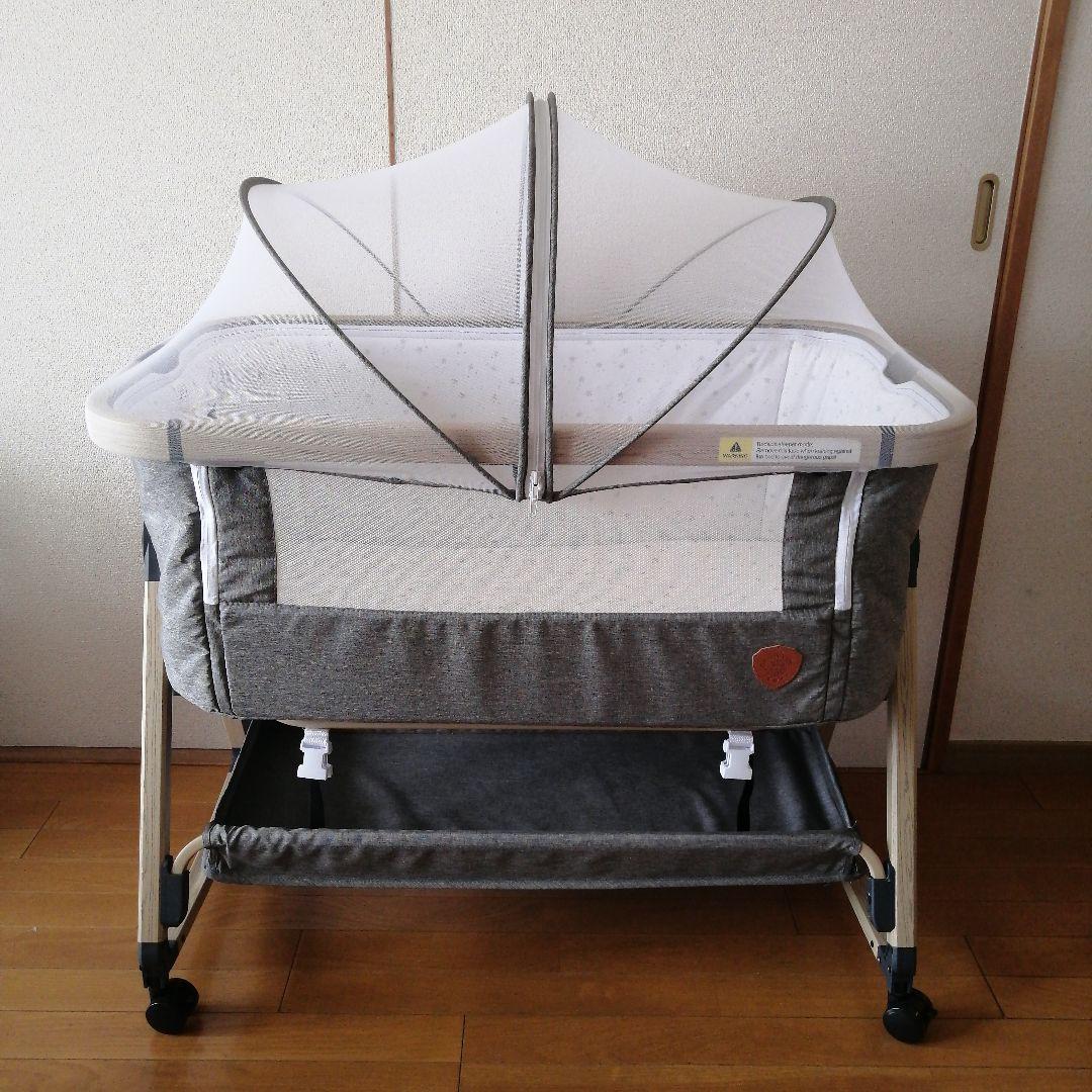 HZDМJ　ベビーベッド　折畳み　添い寝