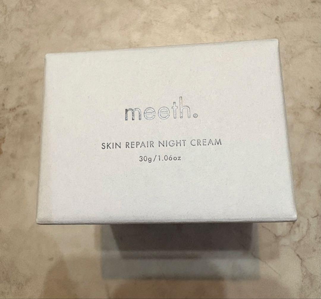 フェイスクリーム meeth. SKIN REPAIR NIGHT CREAM 30g