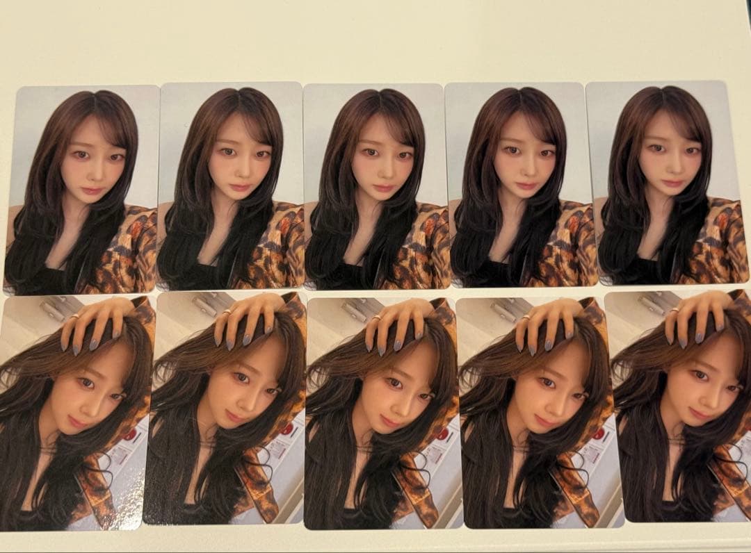 aespa 2025 LIVE 6000円 特典トレカ ジゼル　2種　×5