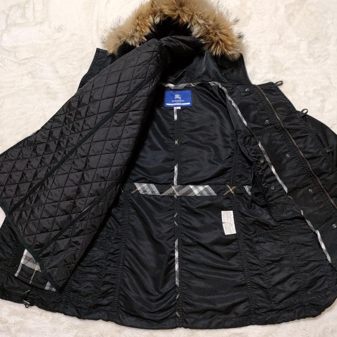 美品✨️バーバリー ブルーレーベル モッズコート Мサイズ 2way ブラック