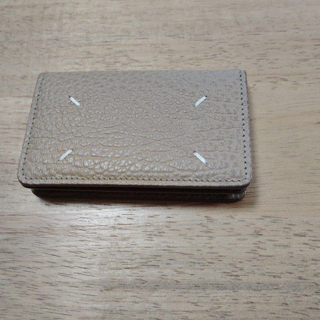 美品Maison Margiela ベージュ 名刺入れ