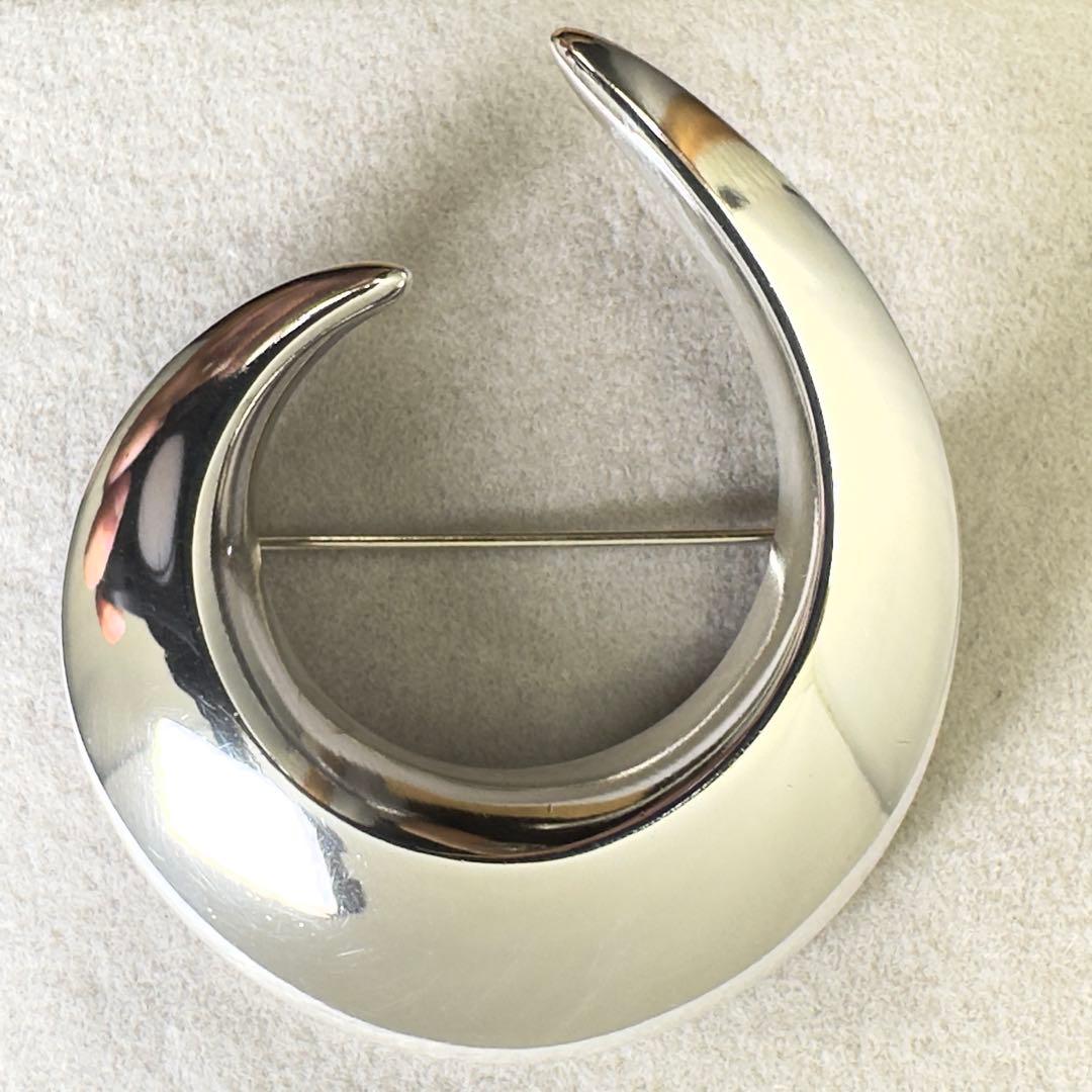 ★美品★ジョージジェン★センハンスハンセン★三日月★ブローチ★HAH★