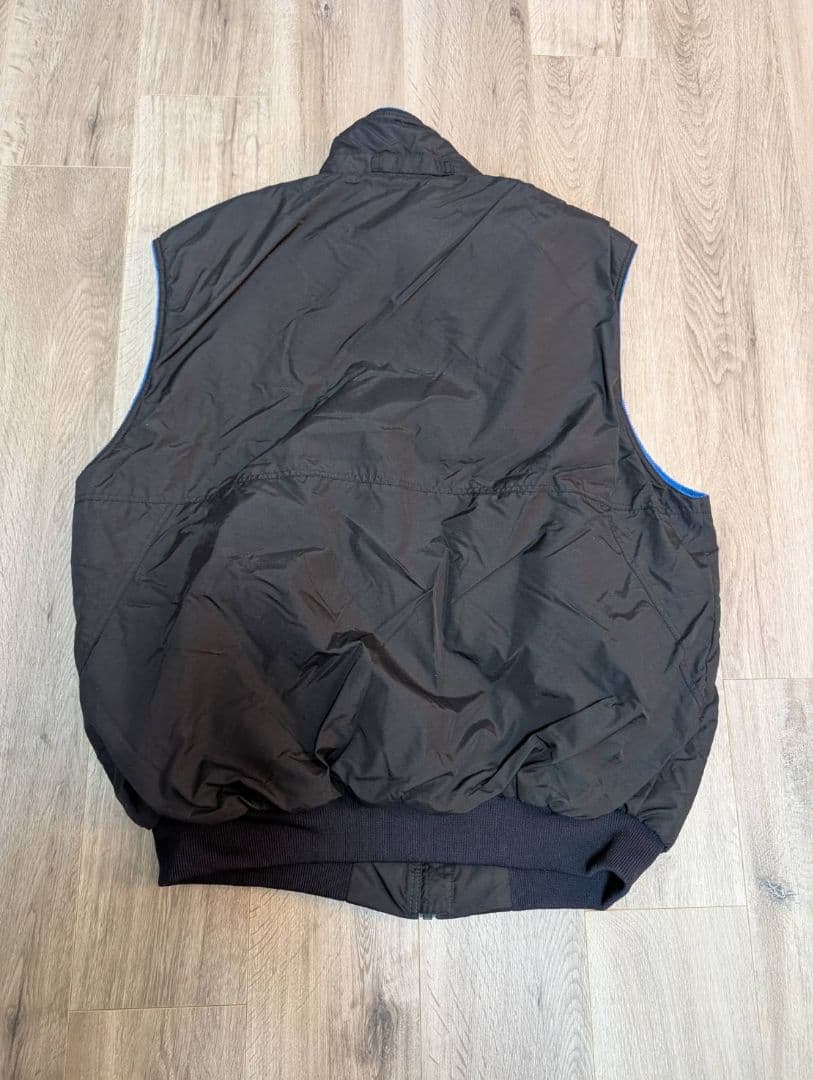 04年モデル【神配色】パタゴニア シェルドシンチラベスト　ブラック×ブルー
