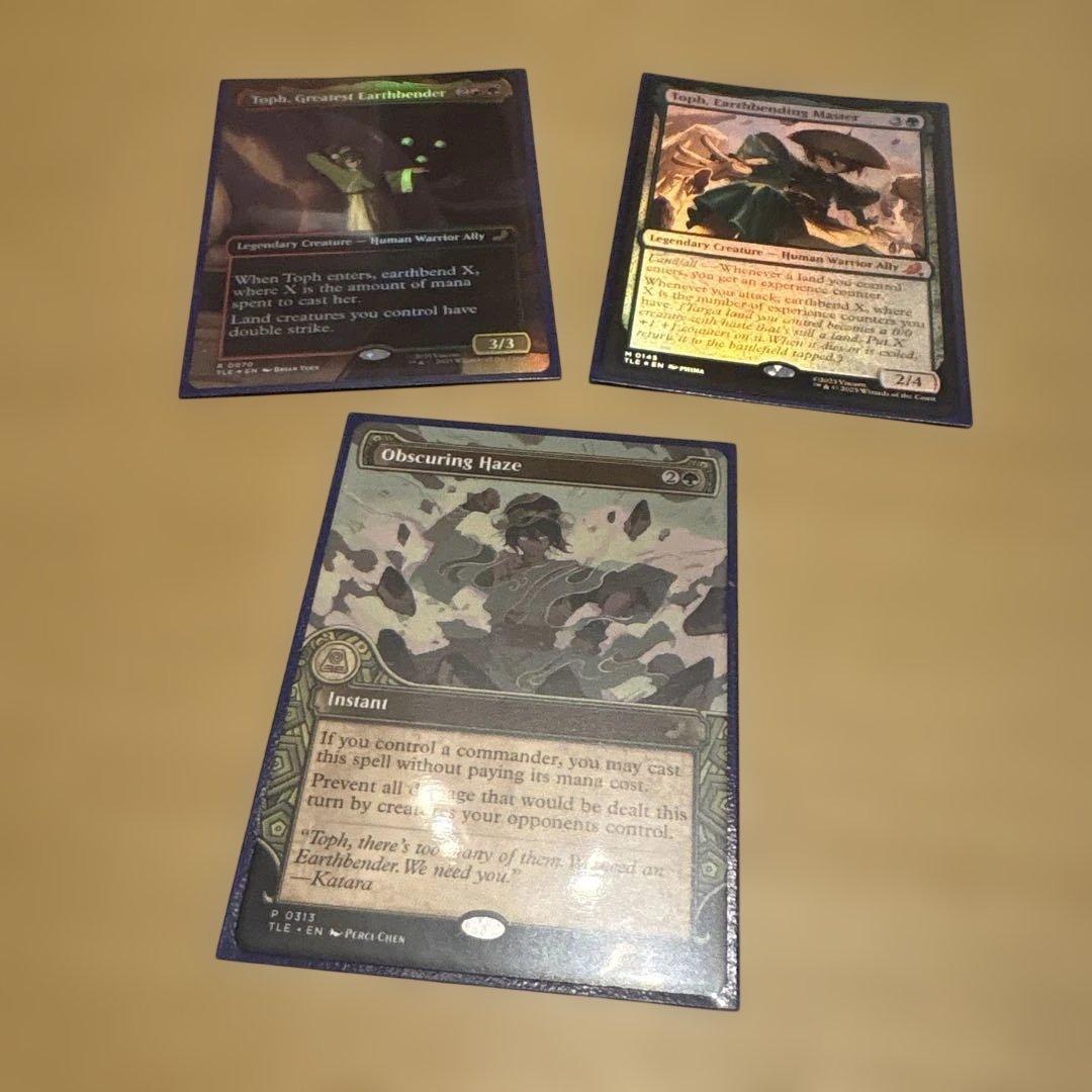 統率者デッキ　頑固な教師、トフ　最強の土のベンダー、トフ　ブラケット2