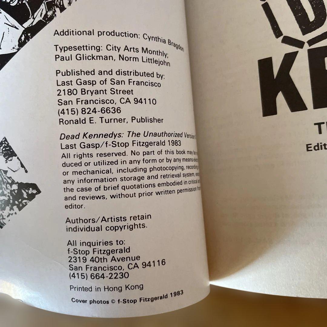 アート・デザイン・音楽 DEAD KENNEDYS THE UNAUTHORIZED VERSION