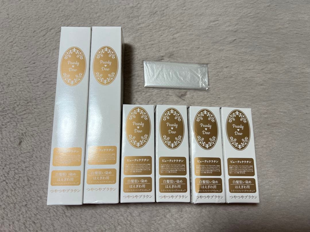 Pearly Dew　パーリーデュー　白髪　染め　トリートメント　ヘアマニキュア