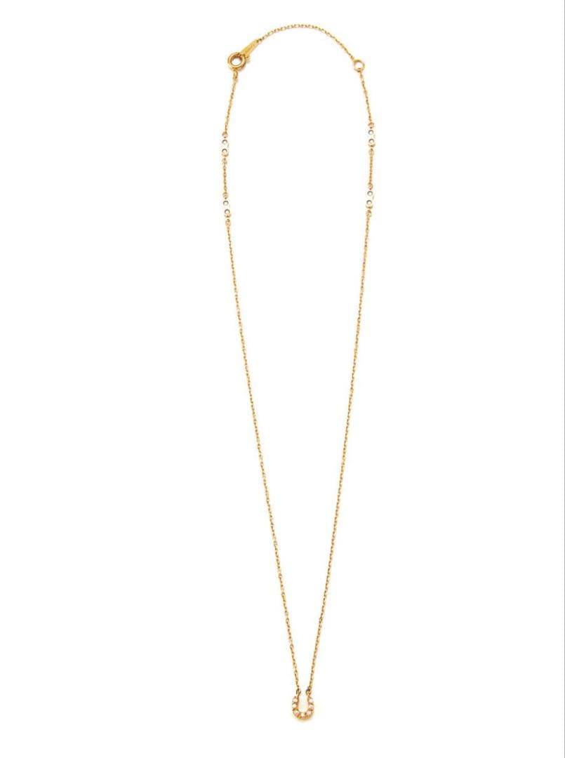 Lierrey ゴールド ホースシュー ネックレス