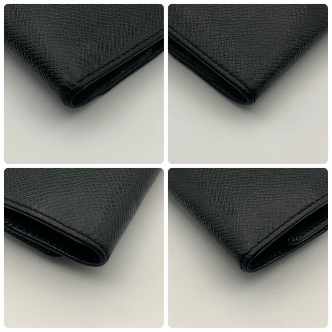 美品 ルイヴィトン ミュルティクレ6 キーケース キーホルダー 革 タイガ 黒