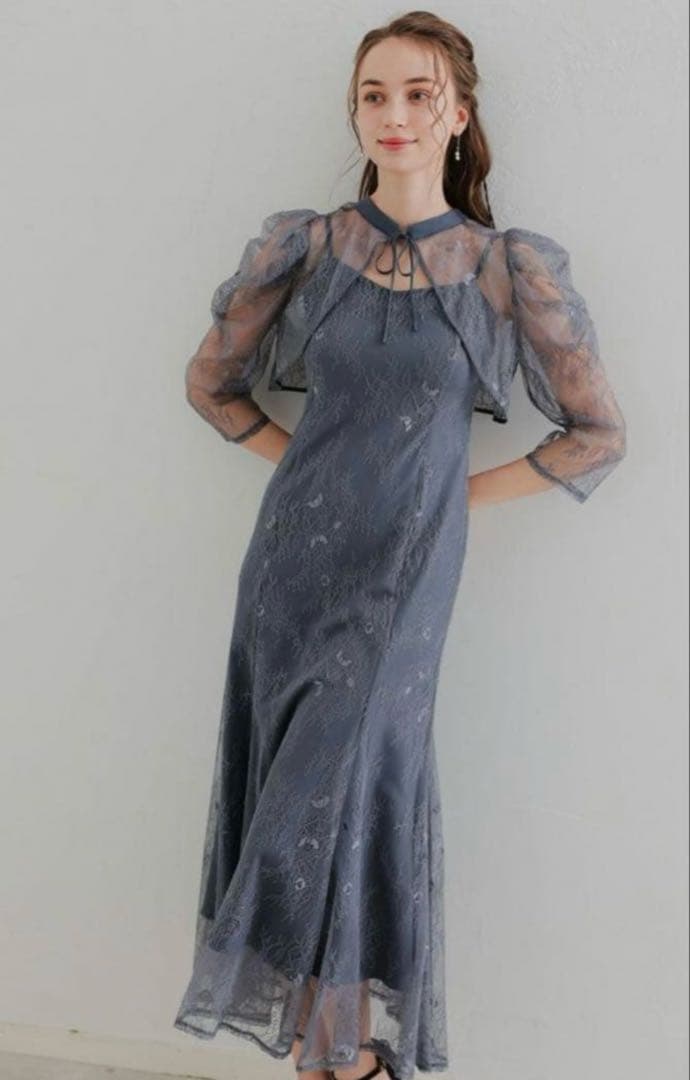 DorryDoll ボレロレイヤーレースドレス 結婚式 成人式 オケージョン