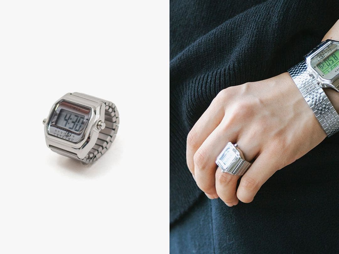 TIMEX×MM6 Maison Margiela Ring Watch S/M