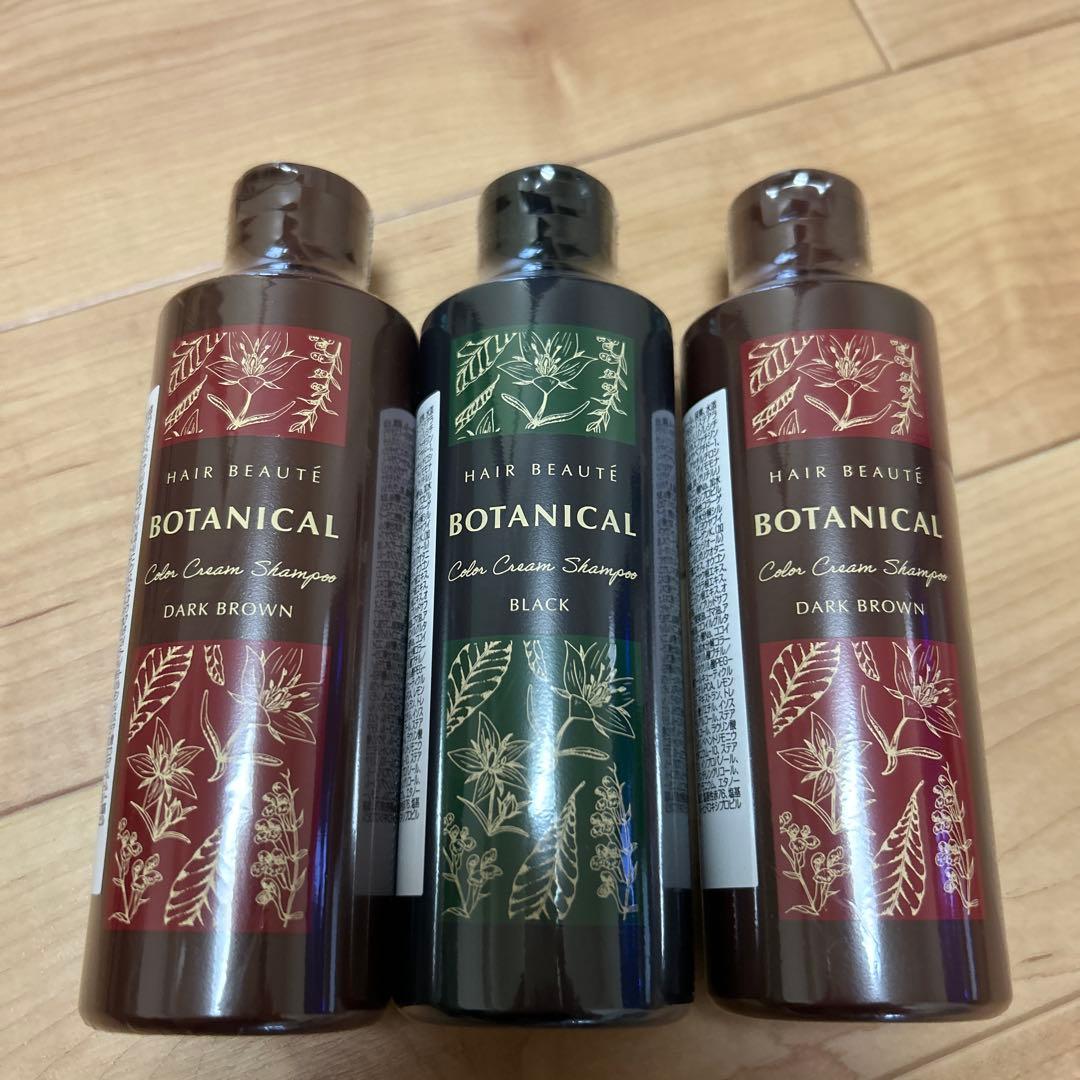 HAIR BEAUTE BOTANICAL カラークリームシャンプー 3本セット