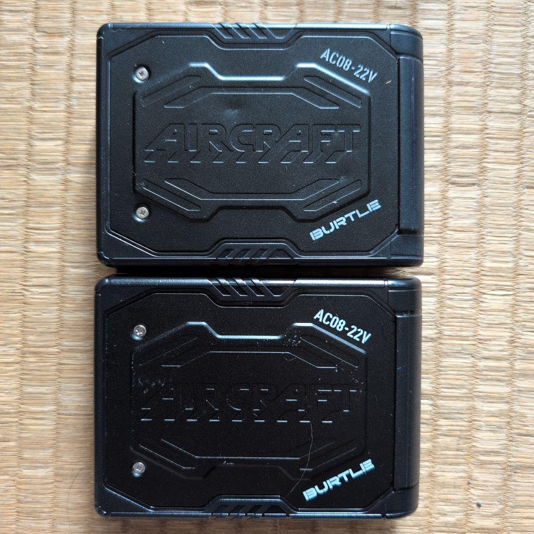 Burtle AC08-22V リチウムイオンバッテリー 2個セット