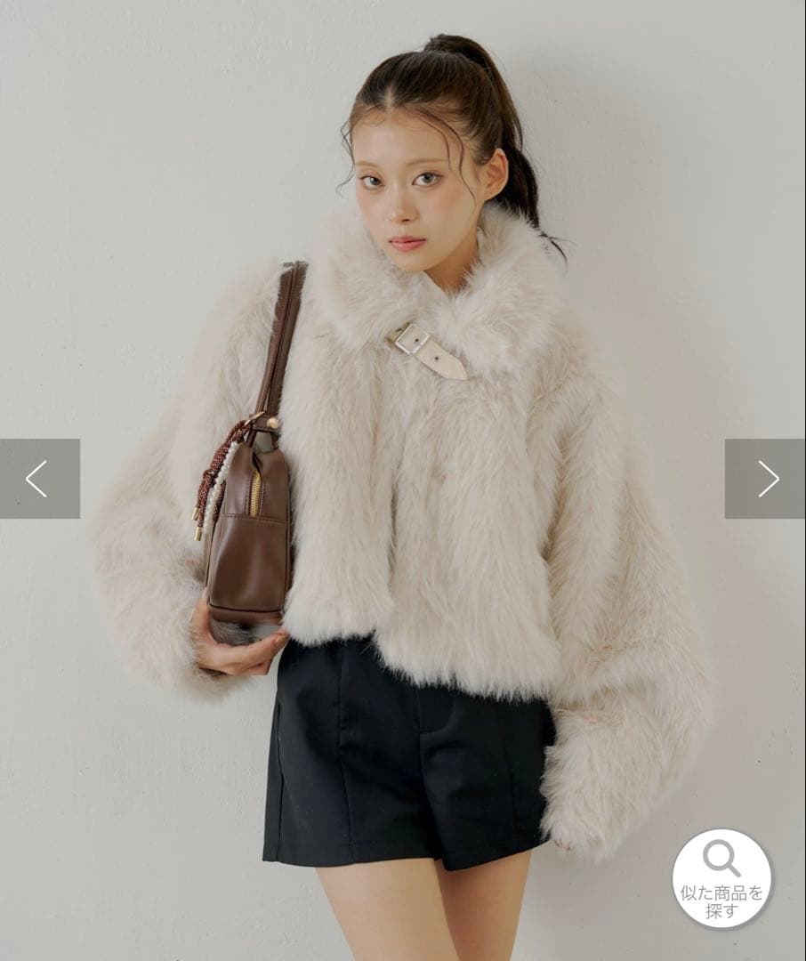 Chico プードルコート WEB限定 リバイバル ホワイトその他1