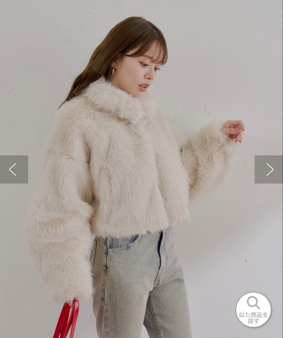 Chico プードルコート WEB限定 リバイバル ホワイトその他1