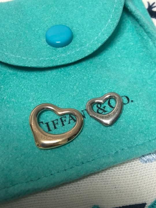 ティファニー オープンハートチャーム