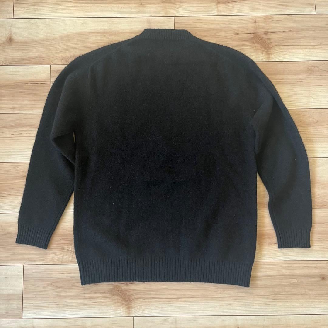 【美品】 Ron Herman ヤク ニット S ブラック ヤク93% 高級素材