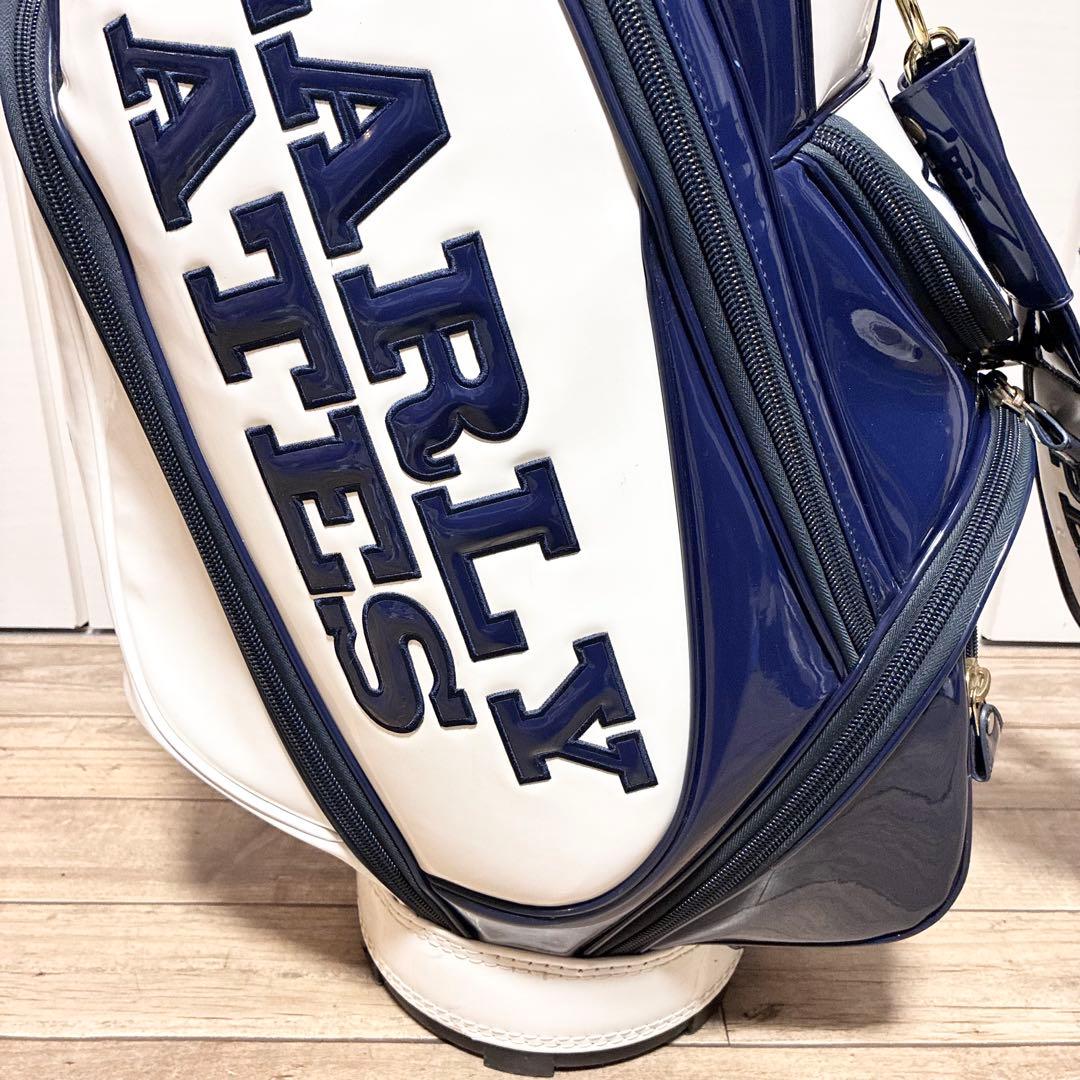 PEARLY GATES キャディバッグ ネイビー/ホワイト