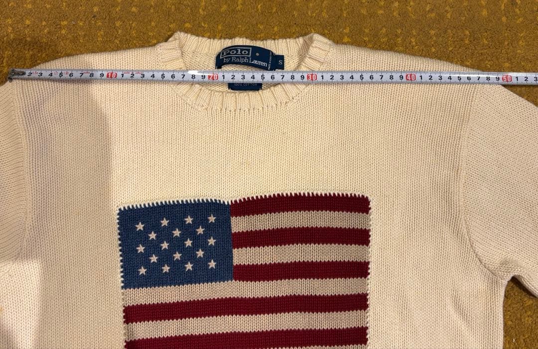 ポロ　ラルフローレン　星条旗　セーター　ニット