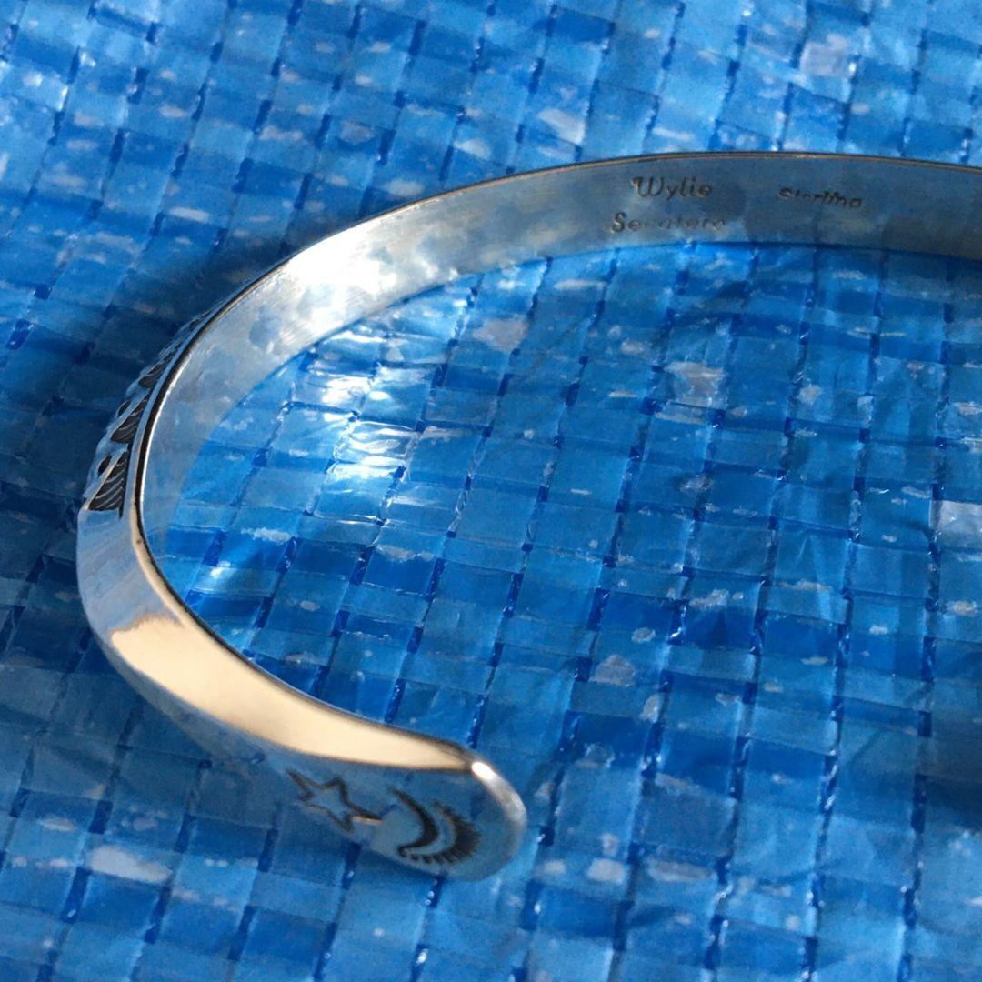 ワイリーセカテロ　シルバー　バングル　ナバホ