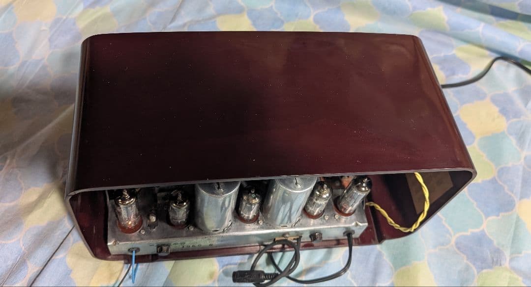 Bluetooth付　素朴な昭和レトロ真空管ラジオ　哀愁　DL-340