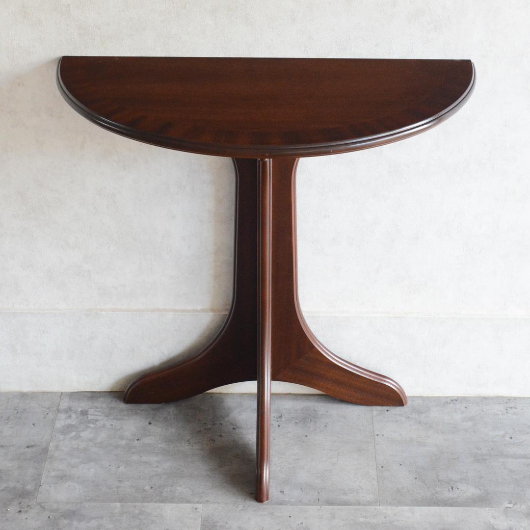 イギリス ヴィンテージ ハーフムーン コンソールテーブル サイドテーブル