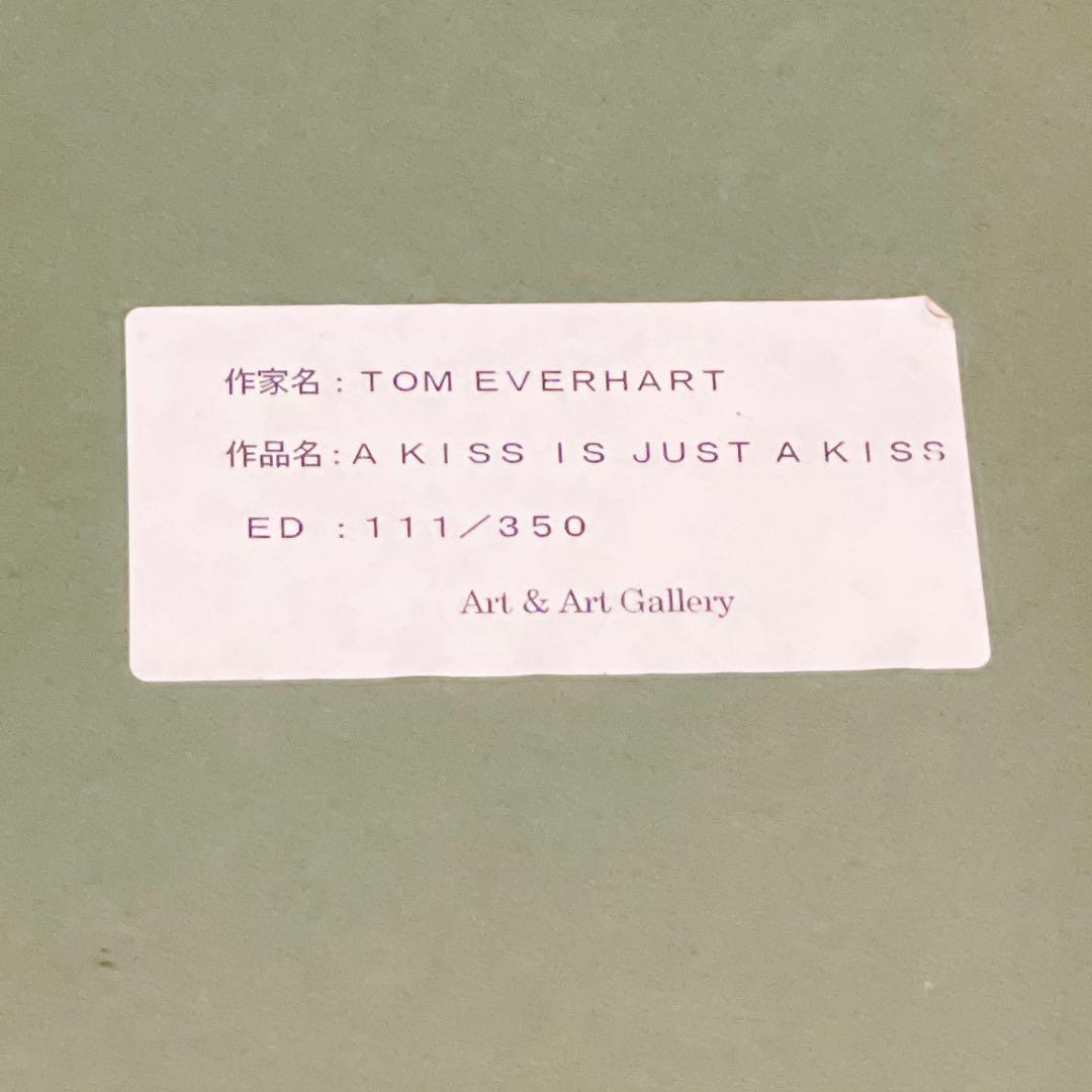 M*h様 トムエバハート　A kiss is just a kiss リトグラフ