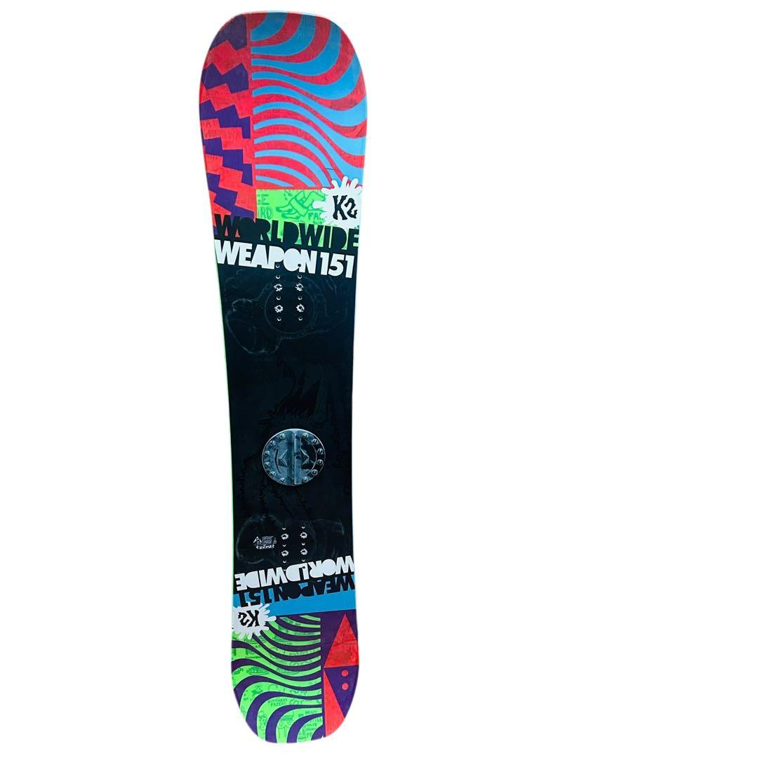 K2 WWW スノーボード 板 151cm ロッカー ツインチップ スノボ 美品