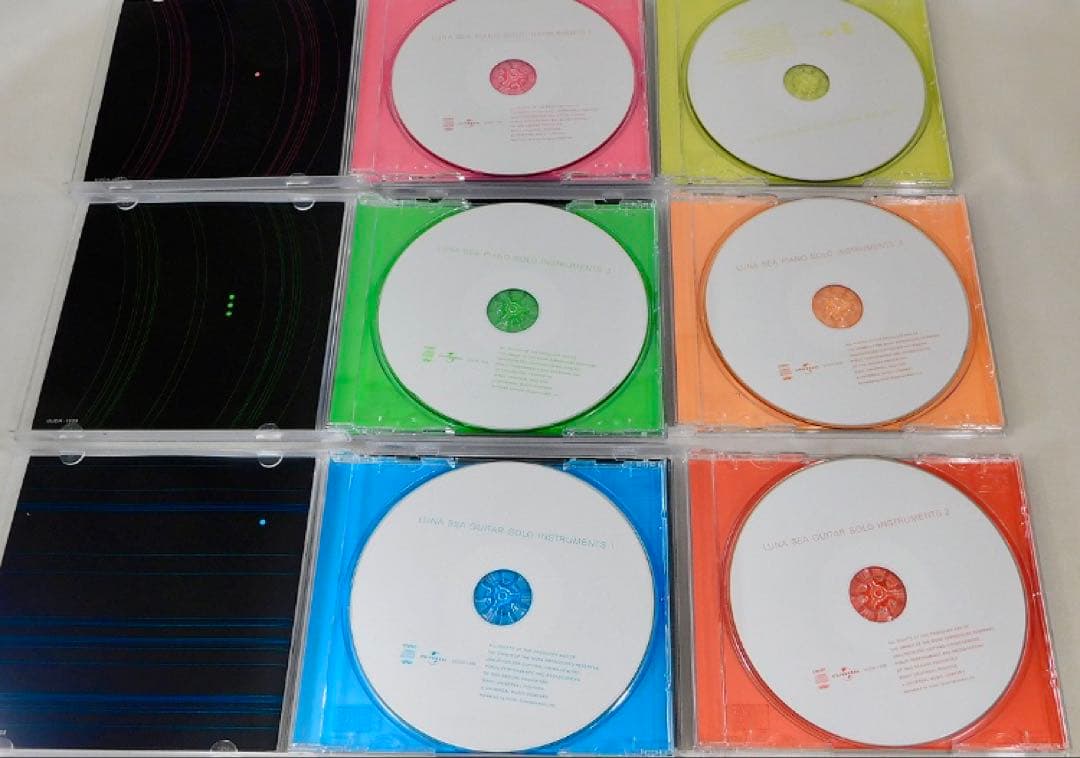 LUNA SEA PIANO GUITAR INSTRUMENTS 6枚セット