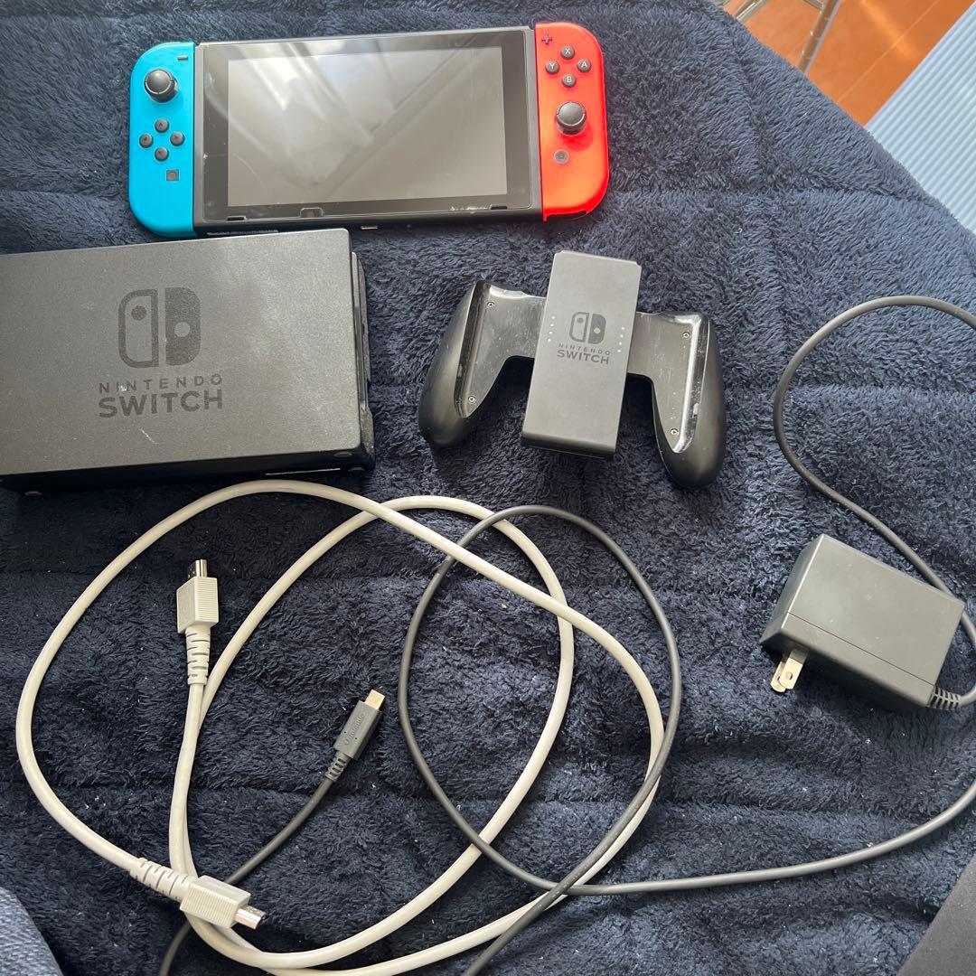 Nintendo Switch 青/赤 本体 付属品付き
