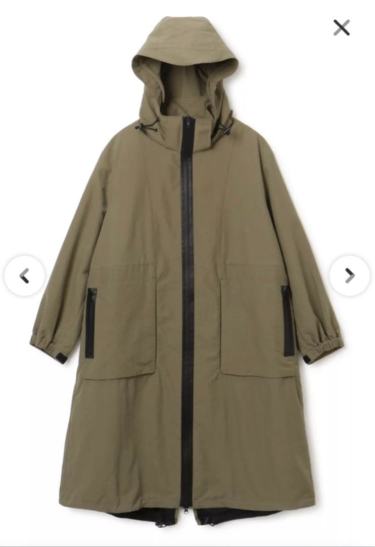 【美品】upper hights/アッパーハイツ コート ナイロン キャメル01