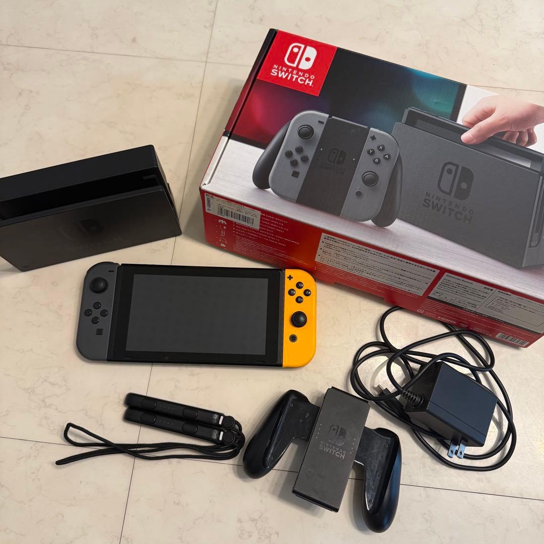 Nintendo Switch 本体 ブラック/オレンジ