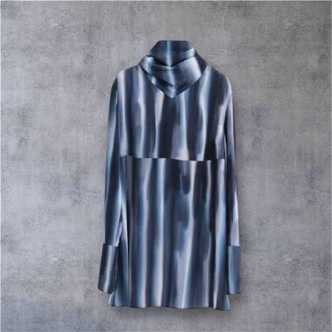 fetico フェティコHAND PRINTED TIE-NECK BLOUSE