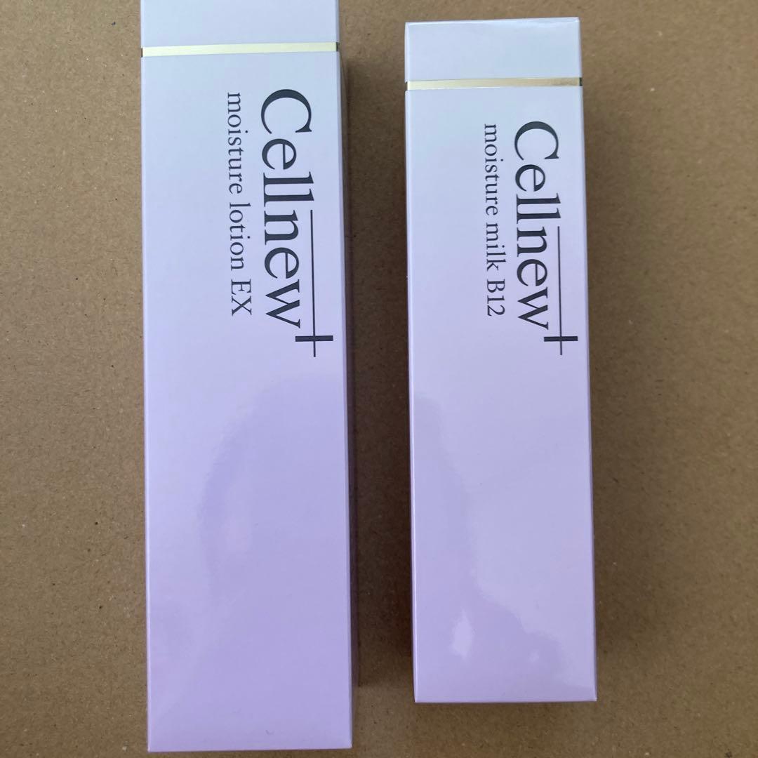 セルニュープラス　モイスチャーローションとミルク