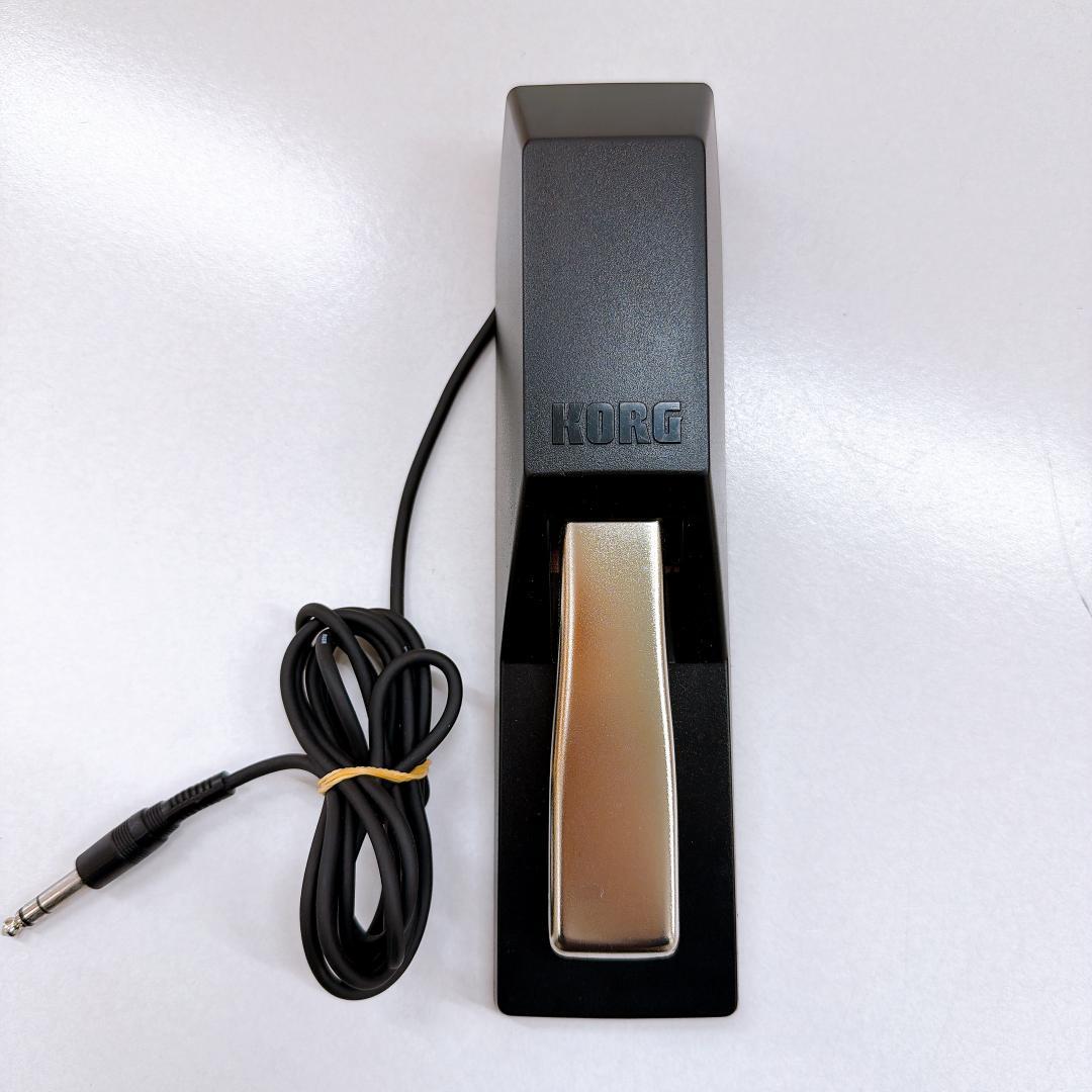 【良品】KORG コルグ MICROPIANO マイクロピアノ 黒 蓋　ペダル付