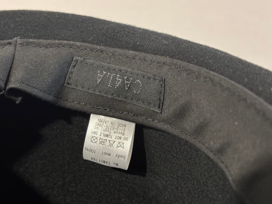 CA4LA カシラ シルクハット ロータイプ 日本製 未使用 美品 絶版