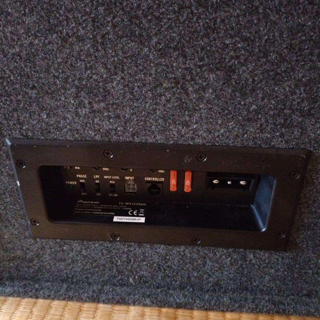 パイオニア サブウーファー TS-WX1220AHとRCAコード 【本体のみ】