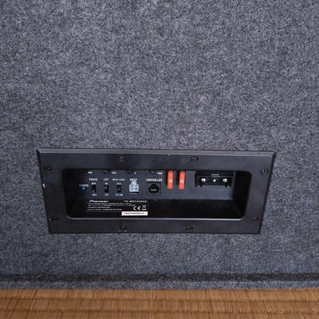 パイオニア サブウーファー TS-WX1220AHとRCAコード 【本体のみ】