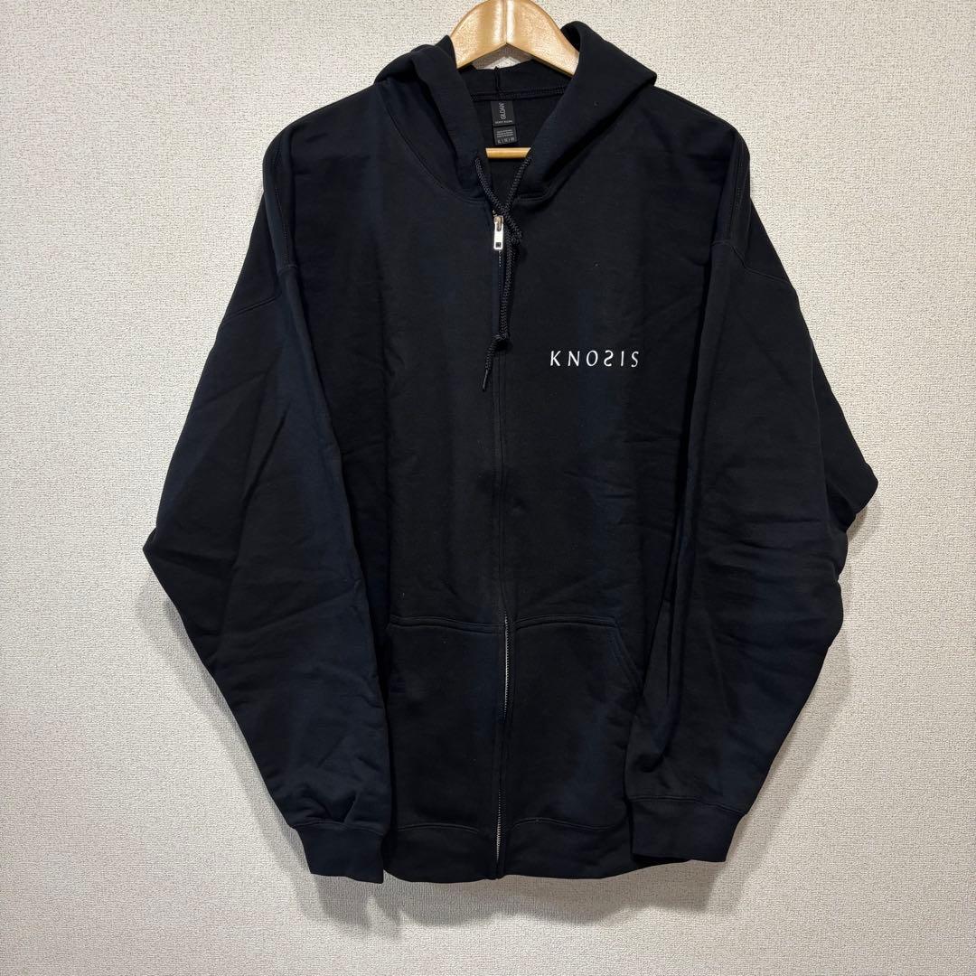 Knosis パーカー　Black×White