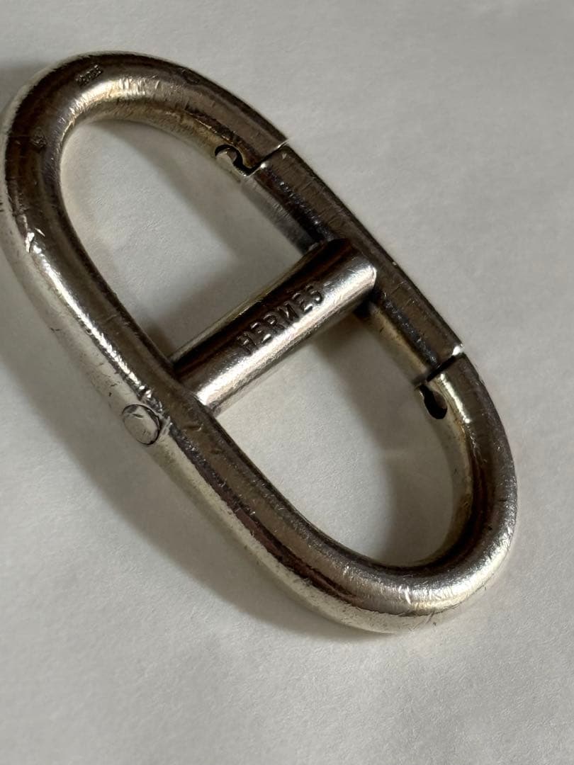 希少！HERMES エルメス シェーヌダンクル キーリング