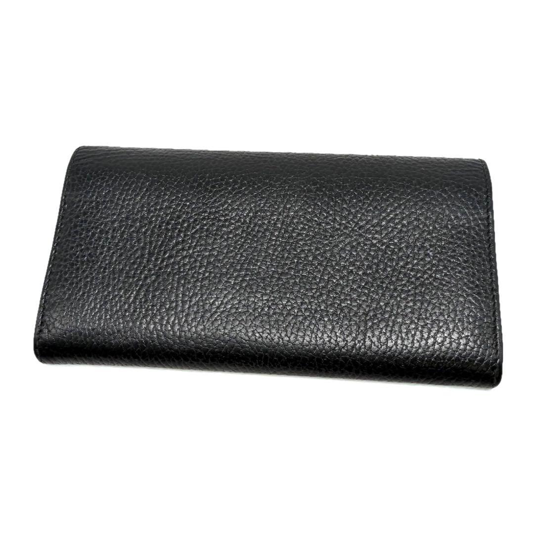 美品✨GUCCI グッチ 長財布 インターロッキング 黒 615524