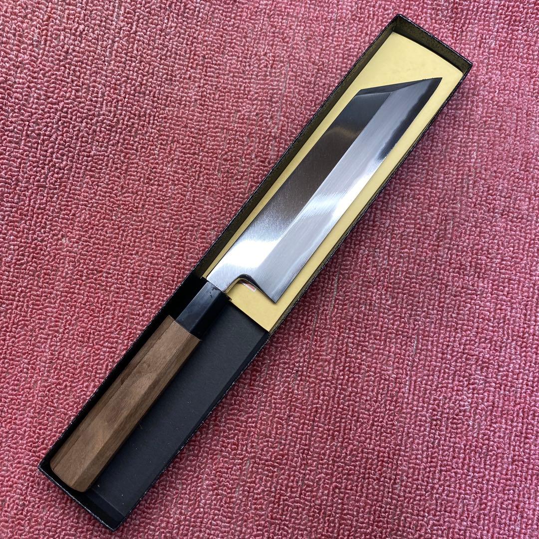 青二鋼　ケンムキ包丁　180㎜ 6寸